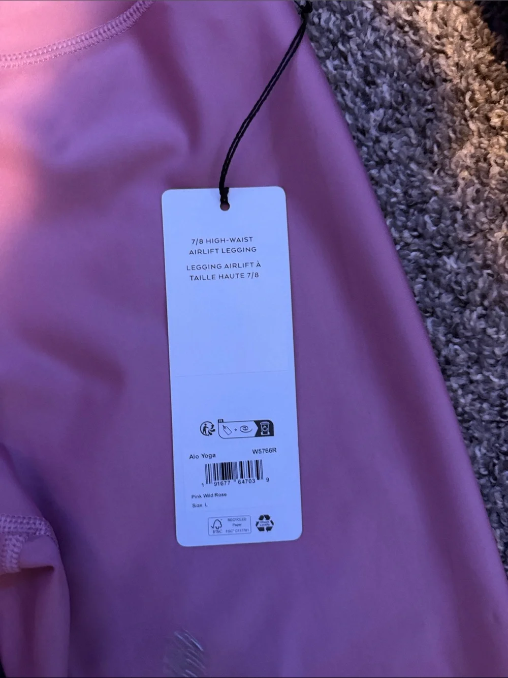 ALO women’s leggings large new with tags